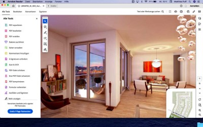Geschmackvolle Loggia-Wohnung mit zwei Zimmern in München