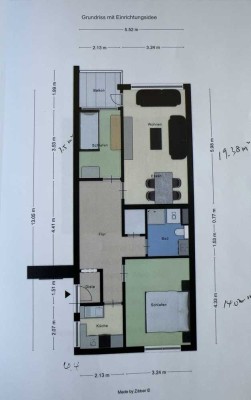 Möblierte 3-Zimmer-Wohnung mit Balkon, Aufzug & Stellplatz – ideal für Berufstätige