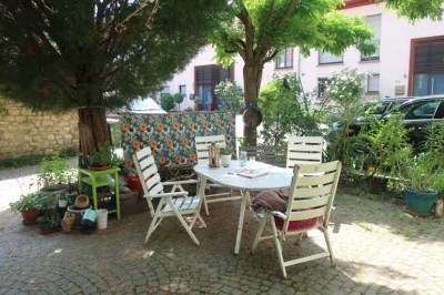 MAINZ-DRAIS renovierte historische ETW 
3ZKBWC +Hofterrasse +Dachraum +Stellplatz