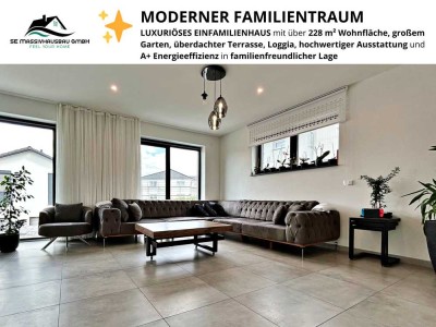 � EINFAMILIENHAUS MIT LUXUSFAKTOR – MODERNES WOHNEN FÜR DIE GANZE FAMILIE