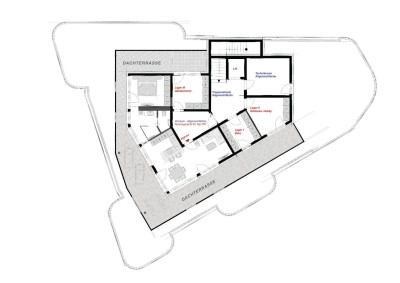 Moderne 2 bis 3-Zimmer-Penthousewohnung