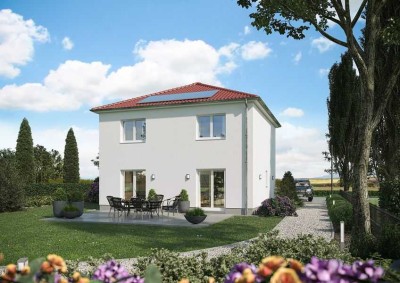 Ruhige Grünlage. Neubau Stadtvilla + Grundstück + Garage