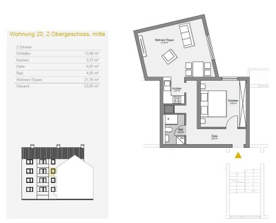 Bilder folgen! Gepflegte 2-Zimmer Wohnung in Duisburg-Süd