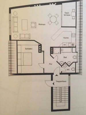 Helle 2-Zimmer Wohnung in Bielefeld Innenstadt/ 10 Meter bis zur Lutter !