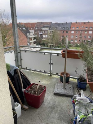 Stilvolle, sanierte 3-Raum-Wohnung mit gehobener Innenausstattung mit Balkon und EBK in Münster