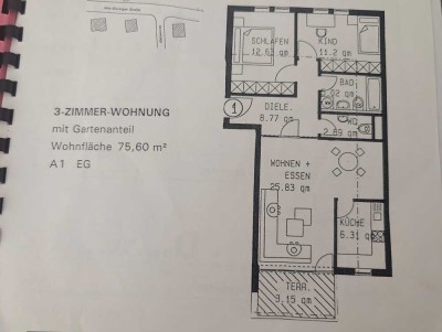 3-Zimmer Erdgeschosswohnung mit Garten in Dettingen unter Teck