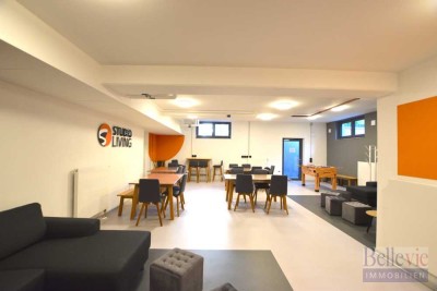 Moderne, schicke Neubauwohnung mit großem Balkon im Grünen als 2 Zimmer Wohnung oder als WG nutzbar.