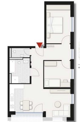Erstbezug: Moderne 3-Zimmer-Wohnung in Neuhausen