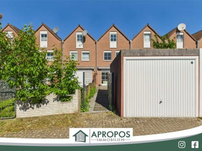 Familienfreundliches Reihenmittelhaus mit Garage und schöner Terrasse in Südlage