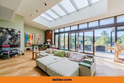 Lichtdurchflutetes Galerie-Penthouse mit Panorama-Terrasse und privatem Spa