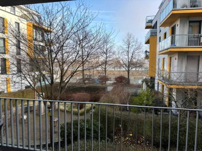 Befristet - Voll Möblierte Wohnung mit Rheinblick, Balkon, Einbauküche und Tiefgarage