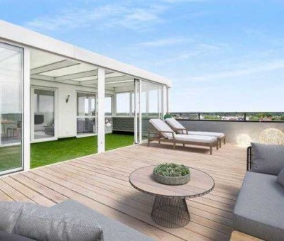 Traumhafte Penthouse-Whg. mit weitläufiger Terrasse + Pool