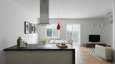 Exklusiv Wohnen – 2-Zimmer-Stadtblick mit Dachterrasse (WE 06)