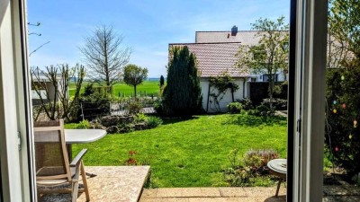 Modernes Einfamilienhaus mit Alpenblick und großem Garten