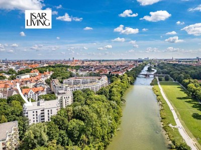 Open House am 15.10. zw. 16:30-18:00 Uhr! Erste Reihe direkt am Isarufer – unwiederbringliche Lage!