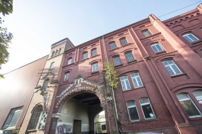 exklusives 2 Zimmer Loft mit großer Terrasse und Talblick in sanierter Bremme Brauerei