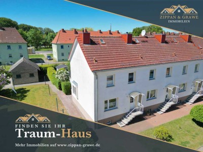 Reihenendhaus mit Garten in ruhiger Lage von Barth - gepflegt, modernisiert & ausbaufähig