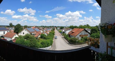 Helle DG-Wohnung, 3,5 Zi mit Balkon und eigenem Garten, provisionsfrei