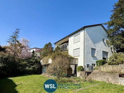 Großes Einfamilienhaus mit Ausblick, Garten & Garage in begehrter Stadtrandlage von Nürtingen