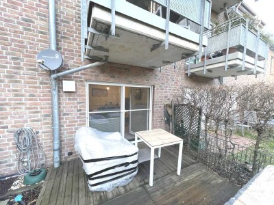 Moderne ETW im EG. mit Terrasse u. kl. Garten in historischer Hofanlage - z.Z. vermietet