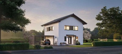 Familienfreundliche Neubau-Villa in Mühlhausen – nachhaltig, modern & förderfähig