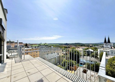 HERBSTAKTION - Provisionsfrei - 360°-Fernblick - ca. 190m² gew. NFL - 5 Zimmer - 2 Balkone/ Terrassen auf Wohnebene - ca. 65m² Dach-Terrasse - Klimaaktiv Gold Standard
