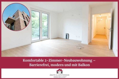 Komfortable 2-Zimmer-Neubauwohnung – Barrierefrei, modern und mit Balkon