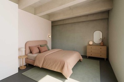2-Zimmer-Wohntraum mit offener Architektur und sonnigem Balkon