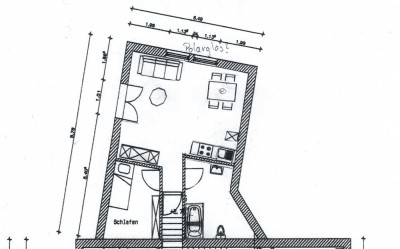Neuwertige Wohnung mit eineinhalb Zimmern sowie Balkon in Oberostendorf
