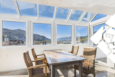 Exklusives Penthouse mit Blick auf die umliegende Bergwelt