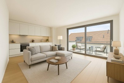 ZWISCHEN WEINBERGEN UND SKYLINE – Erstbezug - Dachgeschoss - 3 Zimmer - ca. 62 m² - Balkon