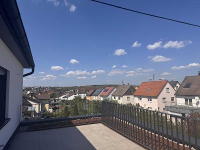 Erstbezug mit Dachterrasse: Exklusive 3-Zimmer-Wohnung in Aalen/Wasseralfingen
