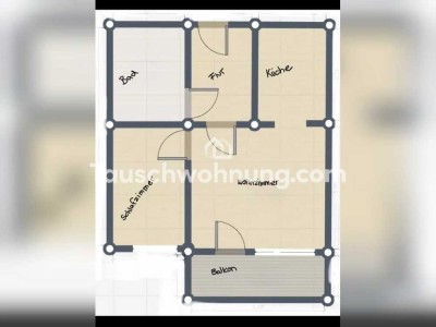 Tauschwohnung: Warmmiete DERZEIT unter 500€ 2 Zimmer Wohnung Wandsbek!