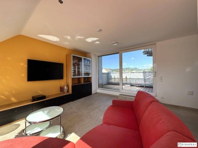 HUTWEIDENGASSE | Exklusives Penthouse mit traumhafter Dachterrasse | 3 Zimmer | ca. 99 m² Wohnfläche | teilmöbliert | zzgl. Duplex-Stellplatz