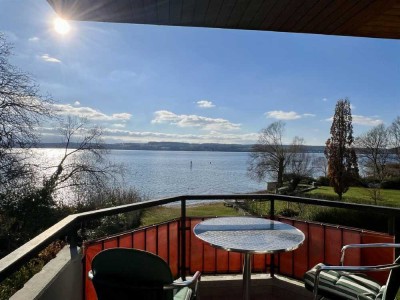 1. Reihe am See mit Privatstrand! 2 Zi. Wohnung in Überlingen-Nußdorf!