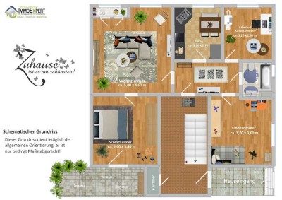 Charmante 4,5-Zi.-Altbau-EG-Wohnung mit Terrasse u. Gemeinschaftsgarten im Herzen des Essener Südens