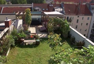 Penthouse mit Dachgarten Graefekiez