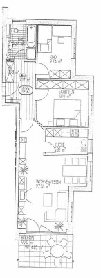 Nachmieter 3-Zimmer-Erdgeschosswohnung mit Terrasse in Schrobenhausen gesucht.