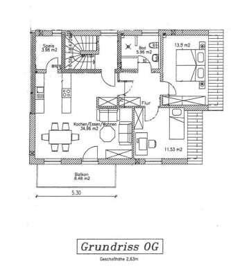 Vermietung 1 OG -Wohnung (befristet bis 31.03.2026)