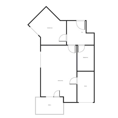 Perfekt für Singles und Paare: frisch sanierte 2-Zimmer-Wohnung