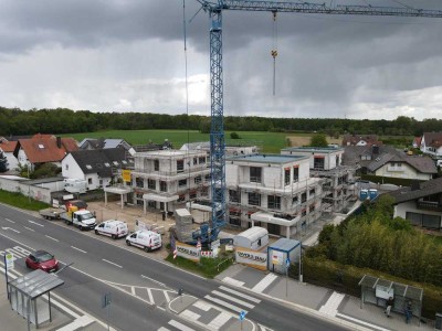 Erstbezug: Exklusive 2-Zimmer-Wohnung mit gehobener Innenausstattung mit Balkon in Seligenstadt