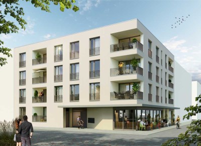 Erstbezug: Großzügige 4-Zimmer-Wohnung mit Loggia in zentraler Lage
