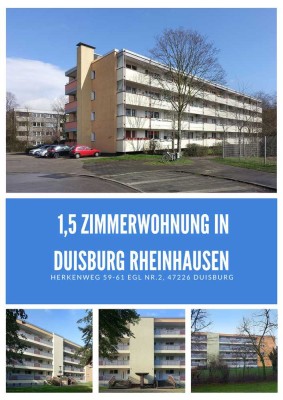 Modernisierte Singlewohnung im Grünen