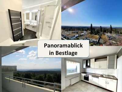 Panoramablick, gr. S/W-Balkon, Tiefgarage, EBK, 10min nach WI, am Schlosspark Georgenborn