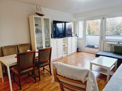 Möblierte 1-Zi.-Whg. mit Balkon - perfekt für Wohnen oder Gewerbe