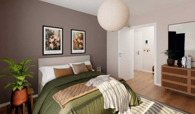 Eigentumswohnung mit Loggia und Fußbodenheizung