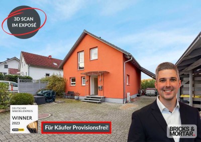 Einfamilienhaus mit Einliegerwohnung und Fernblick in ruhiger Lage