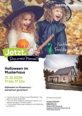 Halloween im Massa Musterhaus! Gänsehaut garantiert!