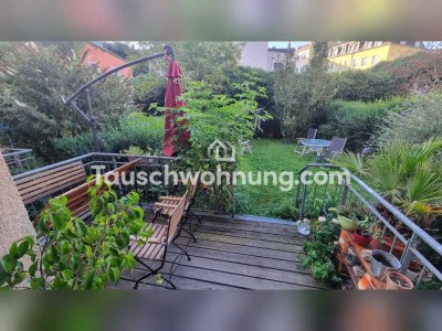 Tauschwohnung: Große 4-Raum-Wohnung mit Gartenanteil
