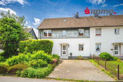 Blumenrath!
Doppelhaushälfte mit großem Garten als Ein- oder Zweifamilienhaus